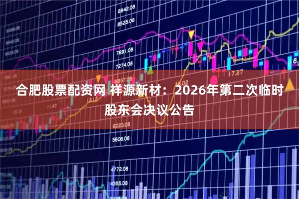 合肥股票配资网 祥源新材：2026年第二次临时股东会决议公告